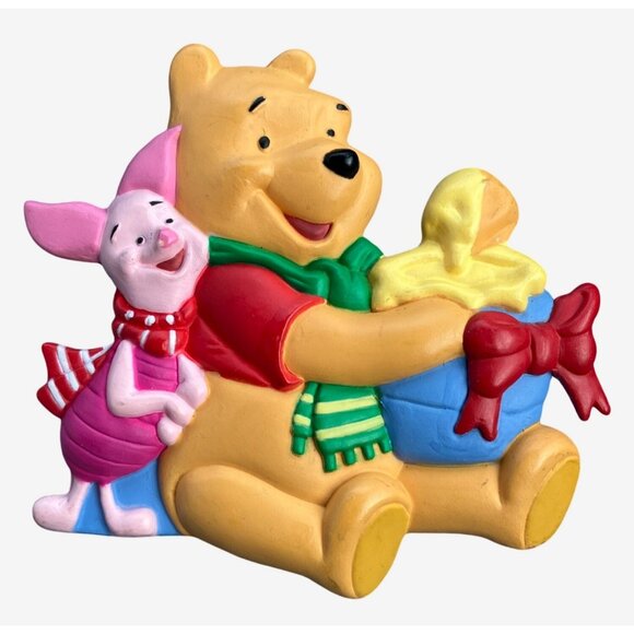 Hallmark Jewelry - Hallmark Disney Winnie the Pooh and Piglet Christmas Lapel Pin